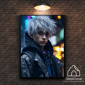 Cyber White Haired Guy